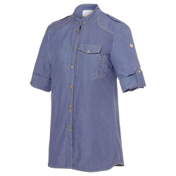 FLORIDA Chemise de cuisine femme en jeans