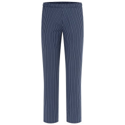 CARLO Pantalon de cuisine mixte élastiqué marine