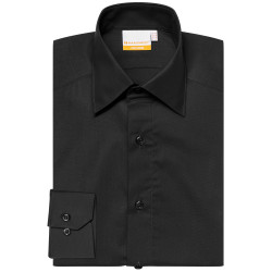 MIRO Chemise de service homme stretch noir