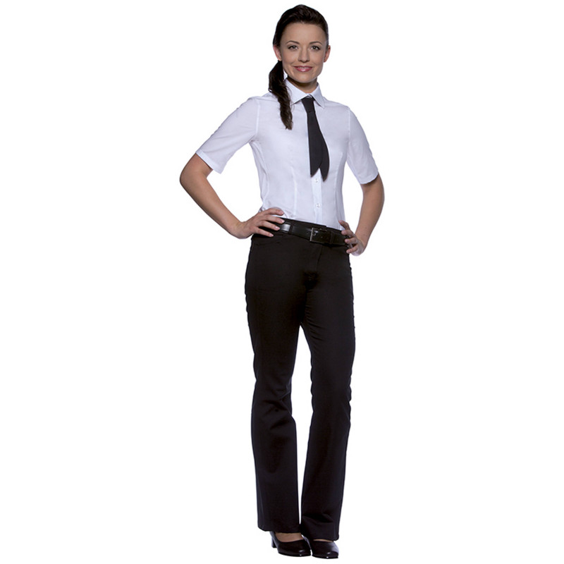 JULI Chemisier de service femme manches courtes stretch