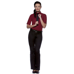 JULI Chemisier de service femme manches courtes stretch