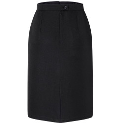 BASIC Jupe de service femme en polyester