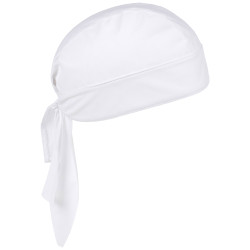 ALEX Bandana de cuisine en polycoton blanc