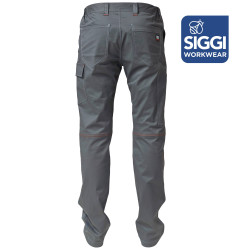 BOSTONN Pantalon De Travail stretch gris