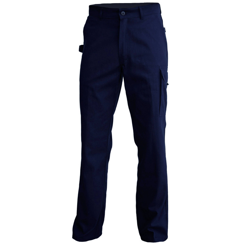 TYPHON Pantalon de travail polycoton sans partie métallique marine PBV