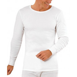 INTERLOCK Teeshirt manches longues en 100% coton peigné 