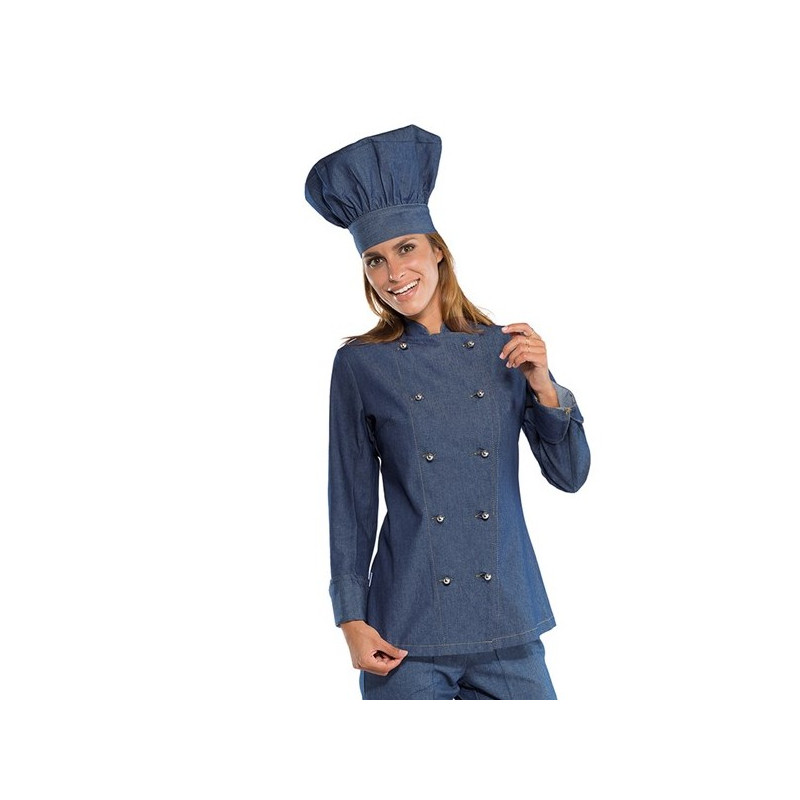 LADY JEAN Veste De Cuisine Femme Manches longues