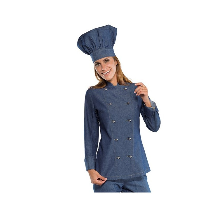 LADY JEAN Veste De Cuisine Femme Manches longues