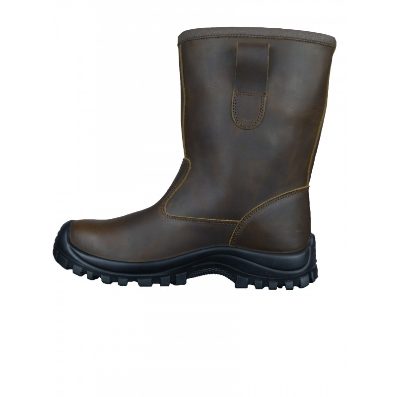 Bottes Securite Fourrees Bfm Marron S3 Src Cl