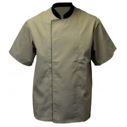 CHICAGO Veste de chef cuisinier manches courtes polycoton PBV