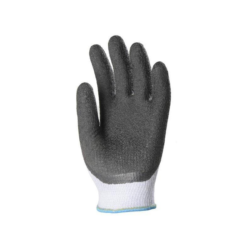 Lot 10 paires de gants coton tricoté enduit latex Lot 10 paires de gants coton tricoté enduit latex