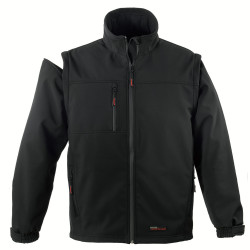 YANG Veste de travail hiver homme 2 en 1 Softshell