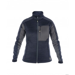 VESTE SOFTSHELL HIVER DE TRAVAIL HOMME/FEMME GRAVITY BLEU/GRIS