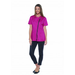 Ambre Tunique Femme Stretch Avec Zip Asymetrique