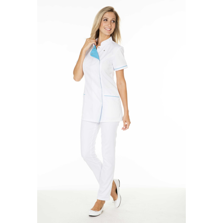 THEA TUNIQUE MEDICALE FEMME MANCHES COURTES