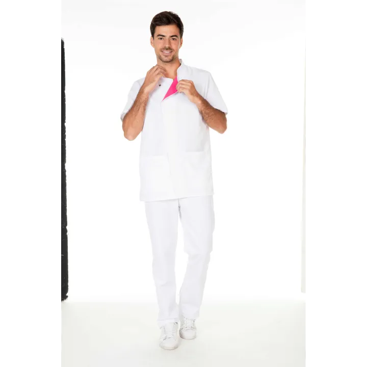 THEO TUNIQUE MEDICALE HOMME MANCHES COURTES