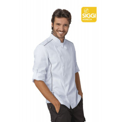 ALEX Veste de chef cuisinier respirante coton