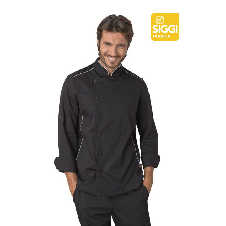 ALEX Veste de chef cuisinier respirante coton