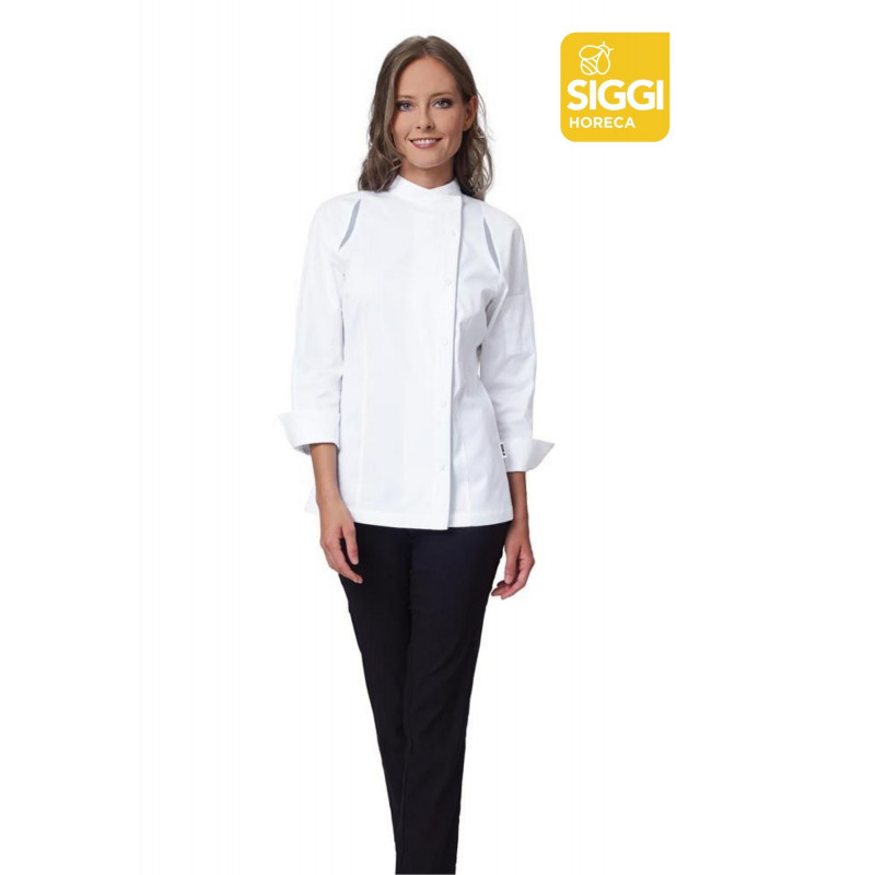 Astrid Veste De Cuisine Femme Manches Longues