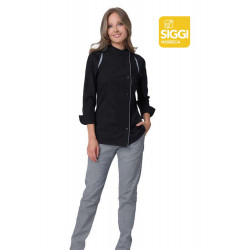 Astrid Veste De Cuisine Femme Manches Longues