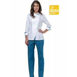 CLAIRE Veste de cuisine femme manches longues