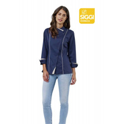 CLAIRE Veste de cuisine femme manches longues