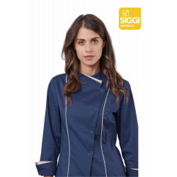 CLAIRE Veste de cuisine femme manches longues