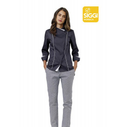 CLAIRE Veste de cuisine femme manches longues