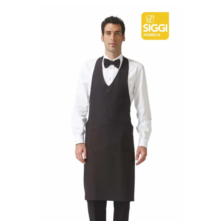 ROMA Tablier &agrave; bavette polyester