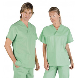 Tunique médicale mixte coton SOLE Vert clair