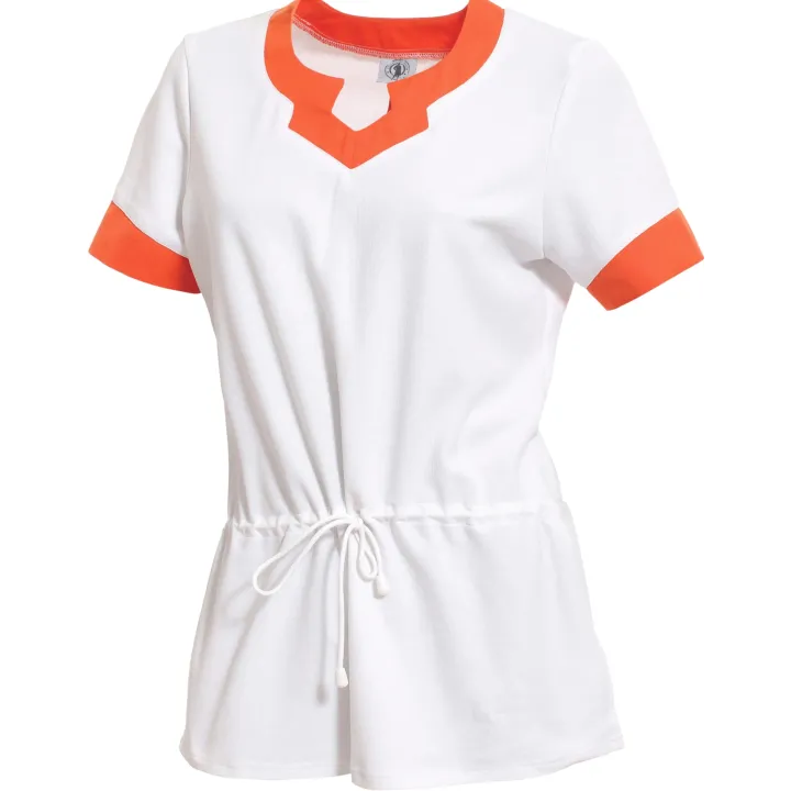 Serena Tunique Medicale  Manches Courtes Coton/poly