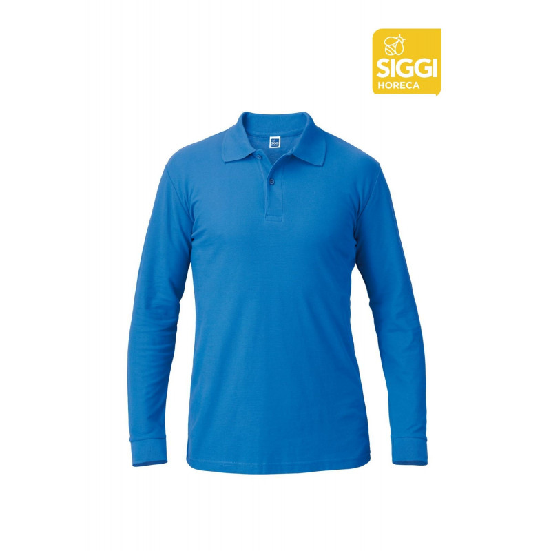 Polo jersey manches longues homme