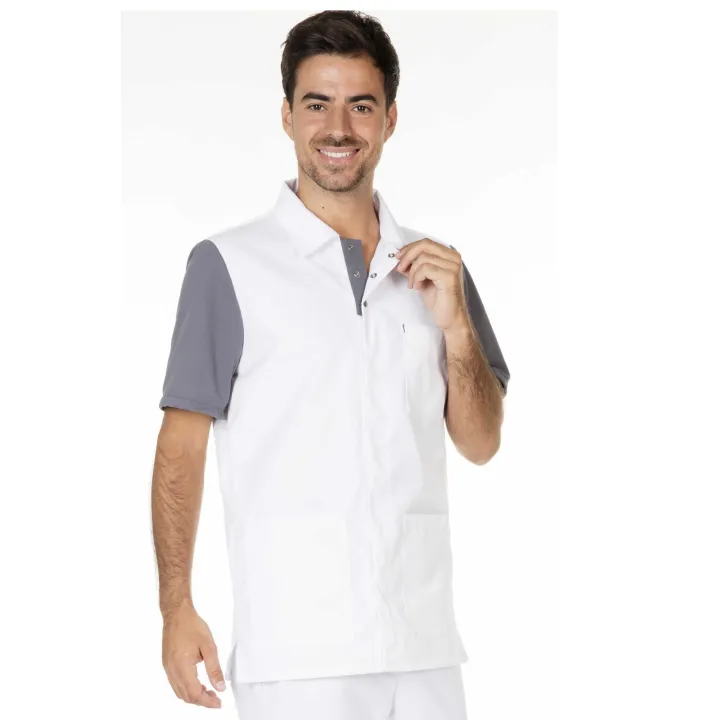 PAUL Tunique m&eacute;dicale homme manches courtes