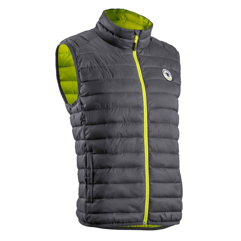 gilet zippé sans manche homme