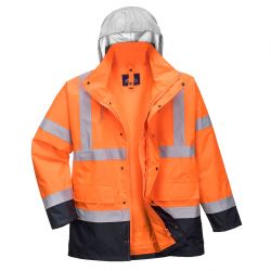 Parka Hi-vis BicoloreContrastée