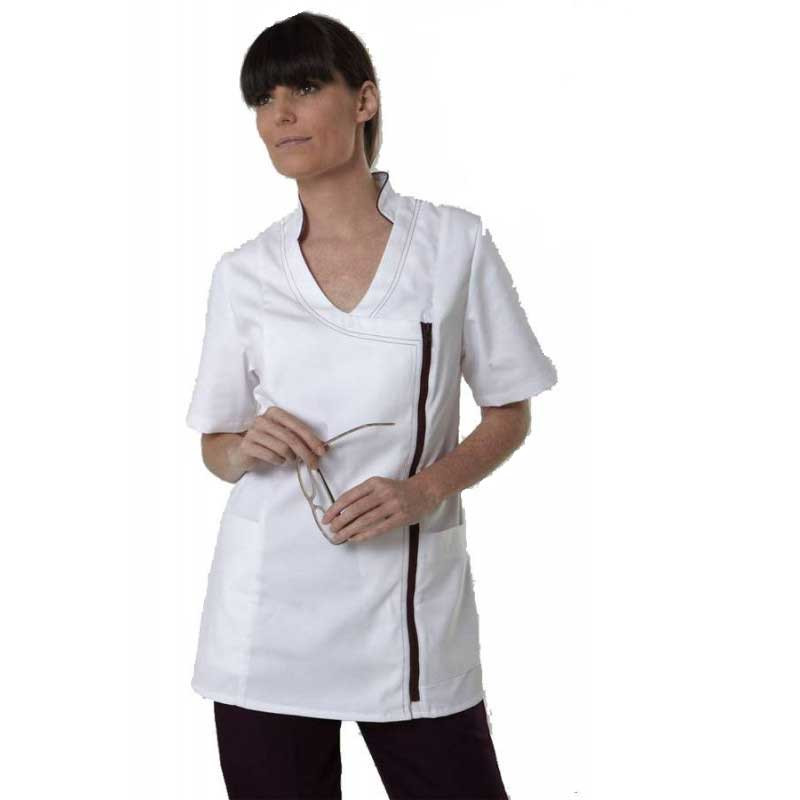 Tunique de travail médicale femme manches courtes SIAM