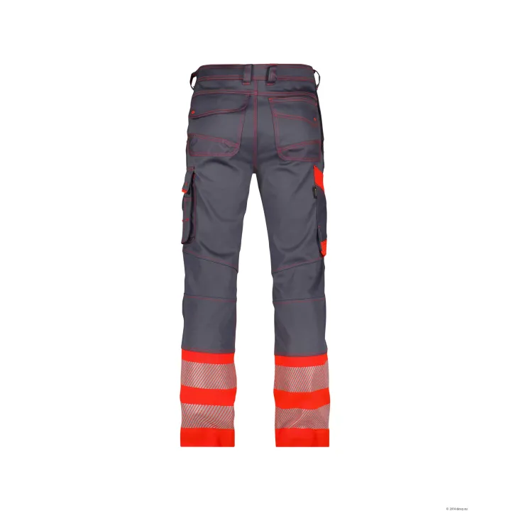 Pantalon Stretch Hv Gris / Jaune