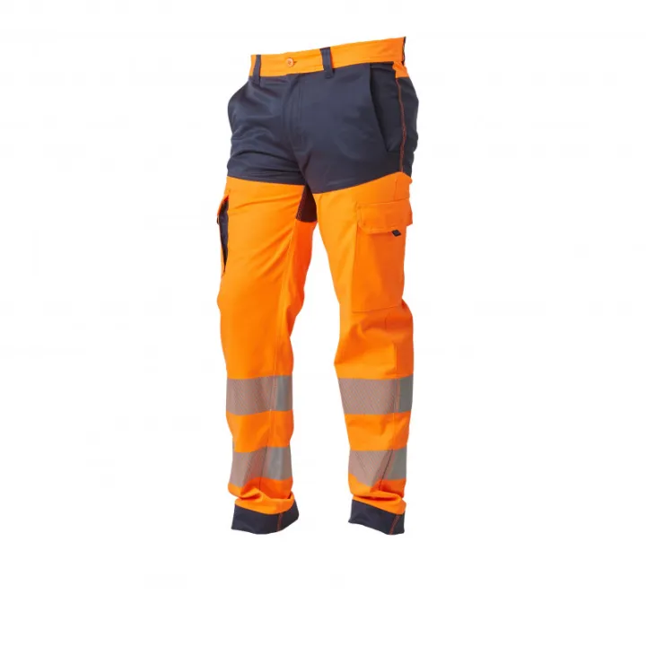 Pantalon Gaston Jaune/marine