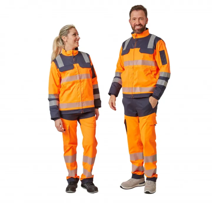 Pantalon Gaston Jaune/marine