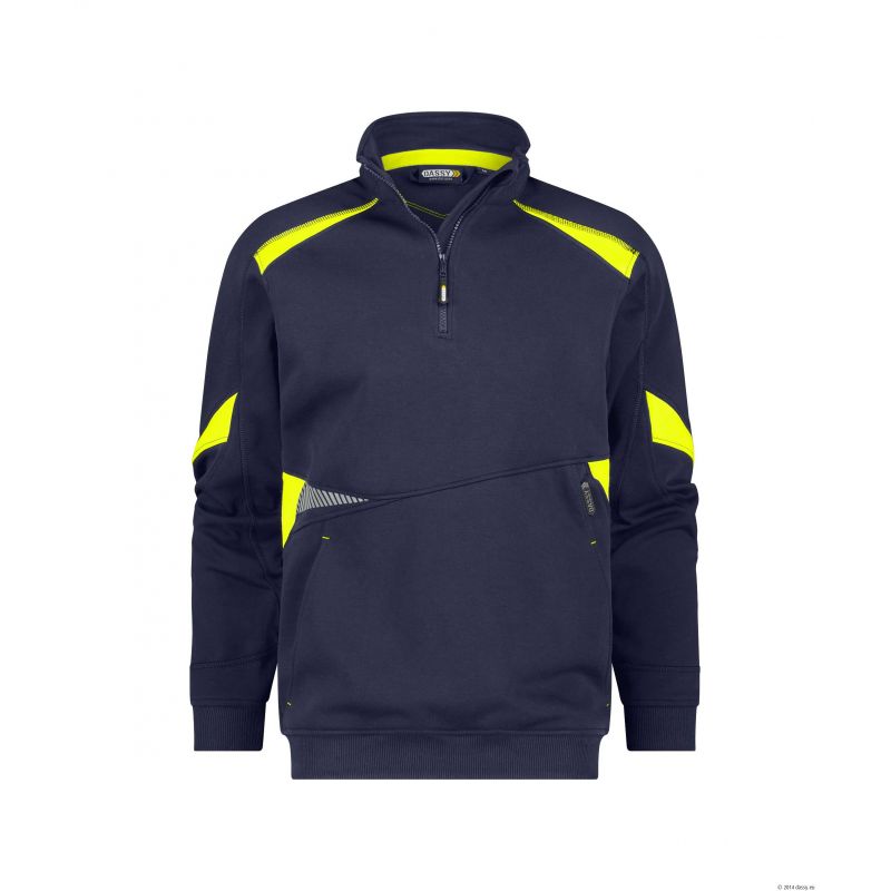 Aratu Sweat-shirt Bleu Nuit / Jaune