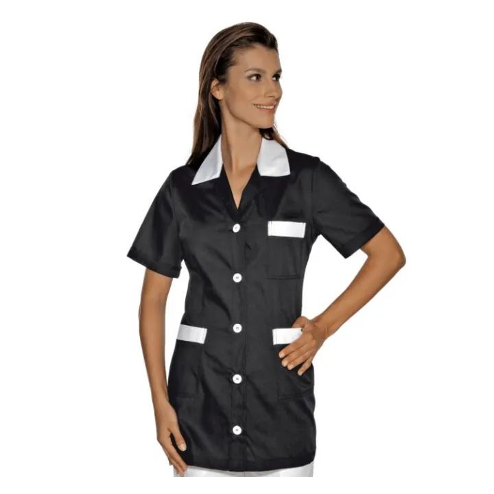 MARBELLA Tunique m&eacute;dicale l&eacute;g&egrave;re femme manches courtes coton