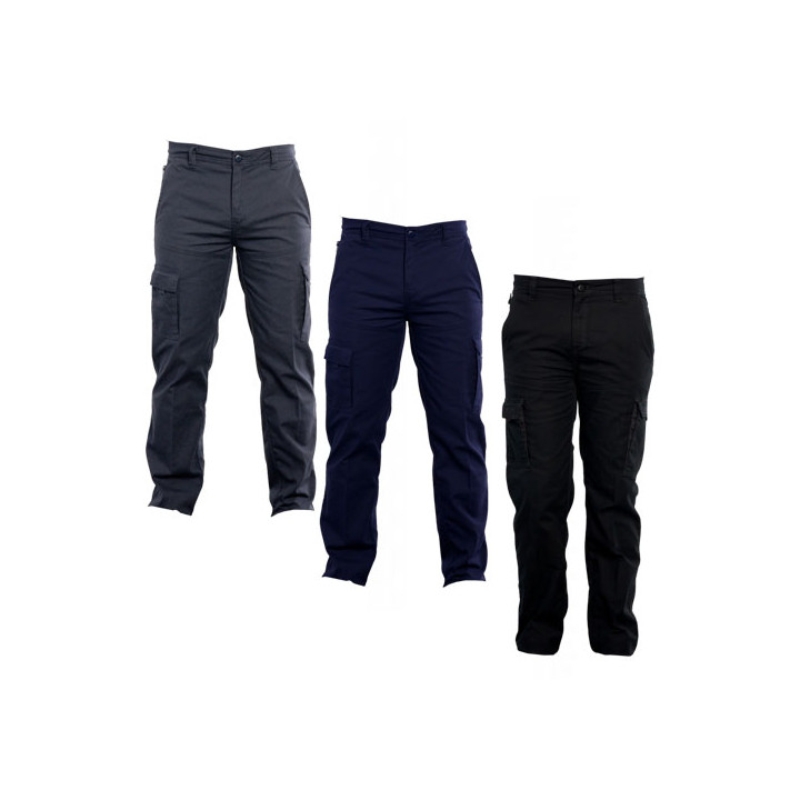 TYPHON + Pantalon de travail multipoches avec &eacute;lasthanne