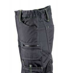 Pantalon cargo de travail pour homme avec poches côté coupe large