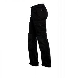 TYPHON Pantalon de travail noir avec poches genoux 