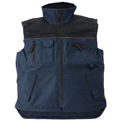 Ripstop gilet de travail sans manche hiver COVERGUARD