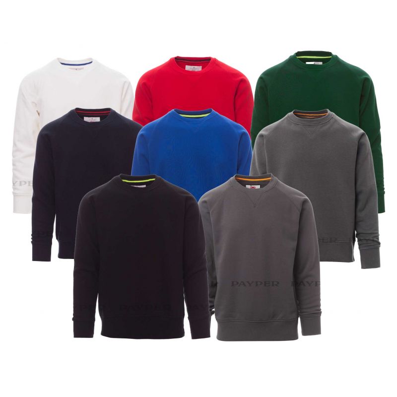 MISTRAL+ sweat-shirt ras du cou en cotonpoly homme - BGA Vêtements