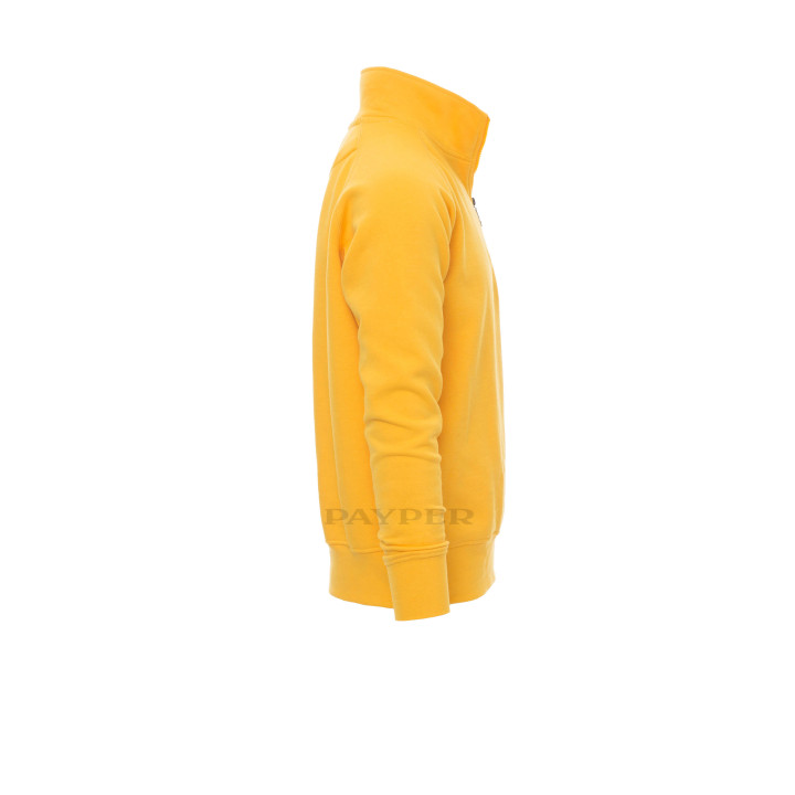 Miami+lady Sweat-shirt Femme &agrave; Demi-zip Assorti