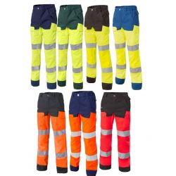 Pantalon de travail multipoches stretch Manchester Construction