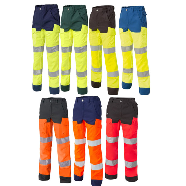 Luklight Pantalon Taille Semi-&eacute;lastiqu&eacute;e Confort