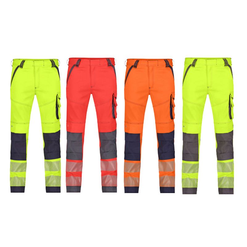 Pantalon Femme Haute visibilité Jaune Fluo